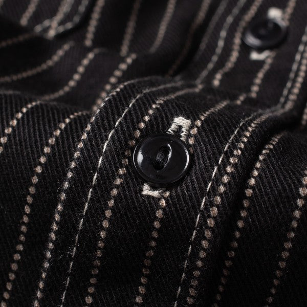 IRON HEARTヘビーレーヨンボーリングシャツ 黒 IHSH-199半袖