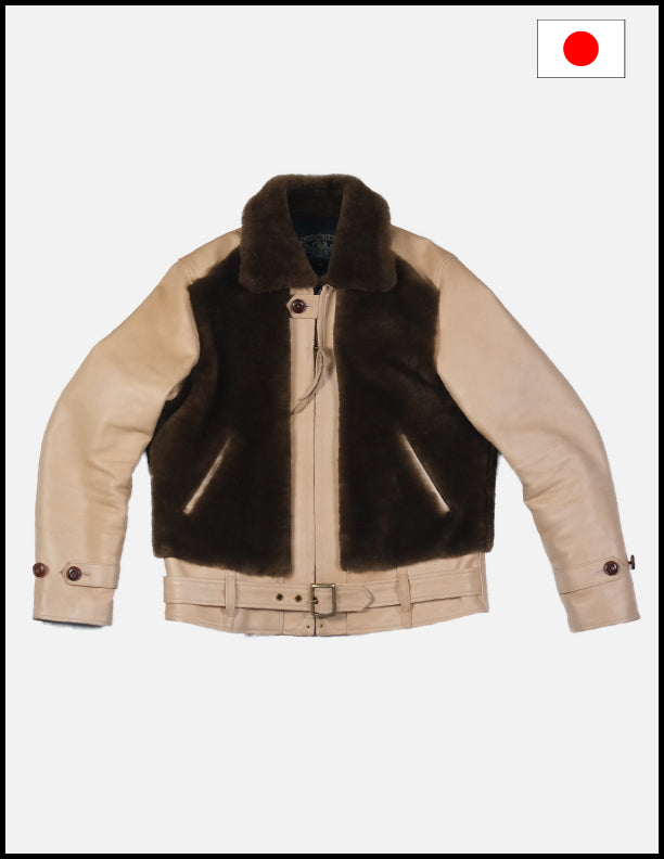 The Shop Vancouver &quot;Baby Bear&quot; Natural Horsehide and Shearling Grizzly Jacket