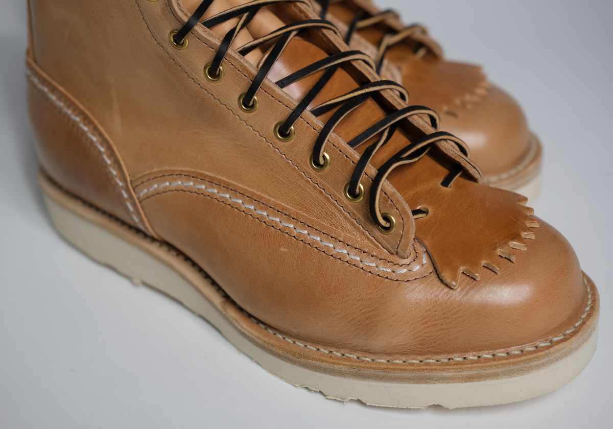 Wesco Boots X The Shop N.H Service Boot Natural Veg Tanned Horsehide