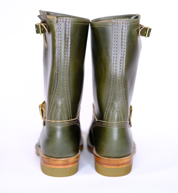 (良品)MR.OLIVE HORWEEN CHROMEXCEL LEATHER Horween Chromexcel® - Olive - Maverick Leather Company