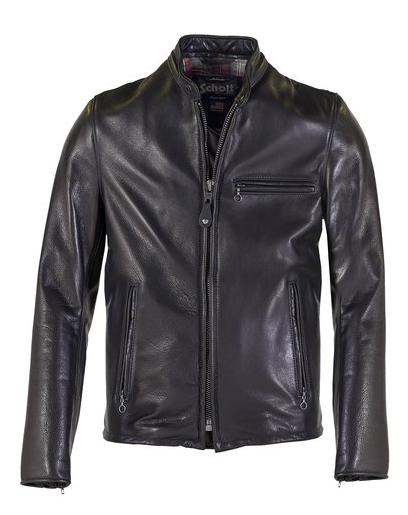 Schott NYC. 530 Black Leather Jacket - The Shop Vancouver