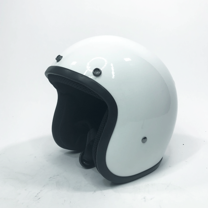 Classic Super Low Profile 3/4 Helmet Gloss White