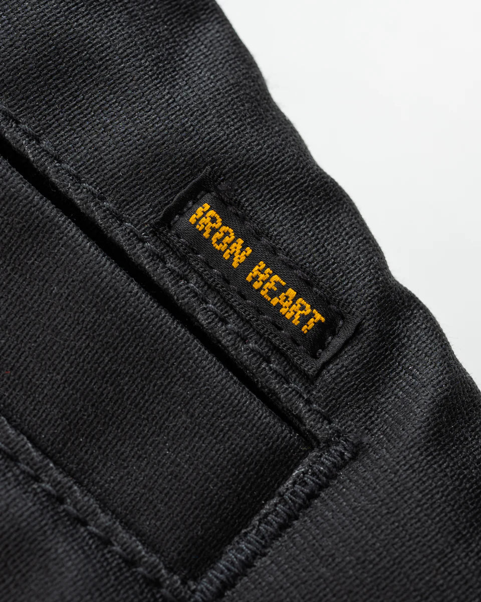 Iron Heart IHM-37 Oiled Whipcord N1 Deck Jacket - Black