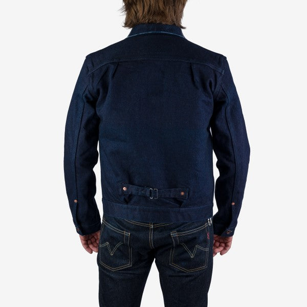 Iron Heart IH-140-IG 19oz Selvedge Denim Type I Jacket - Indigo/Grey