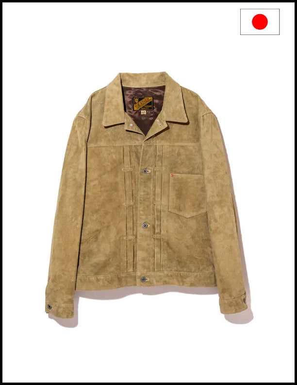 Y&#39;2 Leather HSB 140-T Khaki Horse Roughout Type 1 Jacket