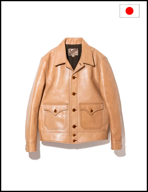 Y'2 Leather KB-162 PERSIMMON TANNIN DYED HORSE COSSACK JACKET