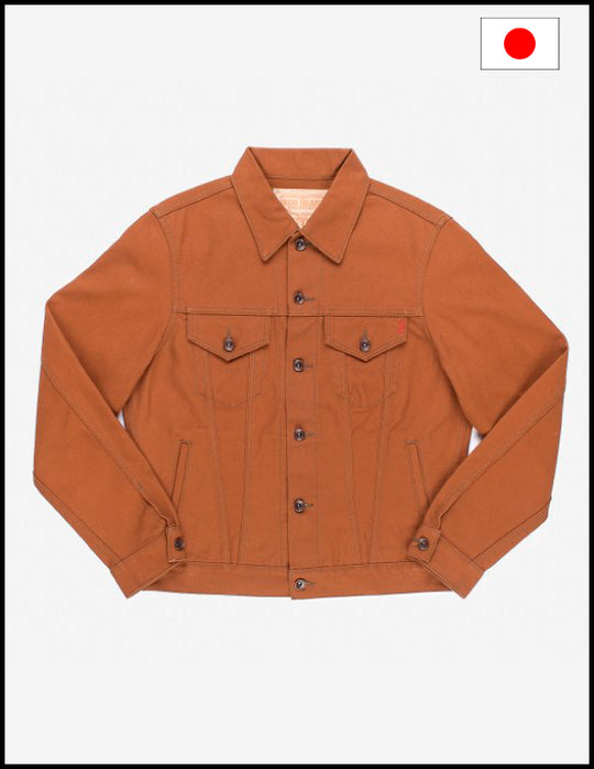 Iron Heart IHJ-2526J 17oz Duck Modified Type III Jacket - Brown