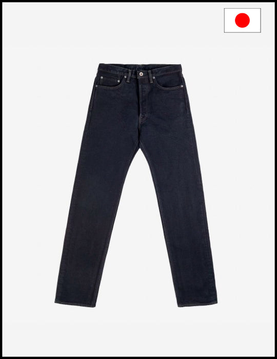 Iron Heart 21oz Selvedge Denim "1955" Straight Cut Jeans  Indigo Overdyed Black