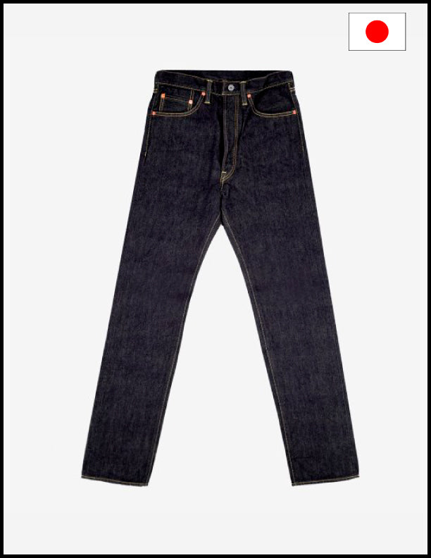 Iron Heart 21oz Selvedge Denim &quot;1955&quot; Straight Cut Jeans Indigo