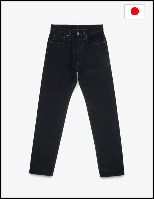 IH- 1955 S-142OD 14oz Selvedge Denim 1955- Indigo Overdyed Black