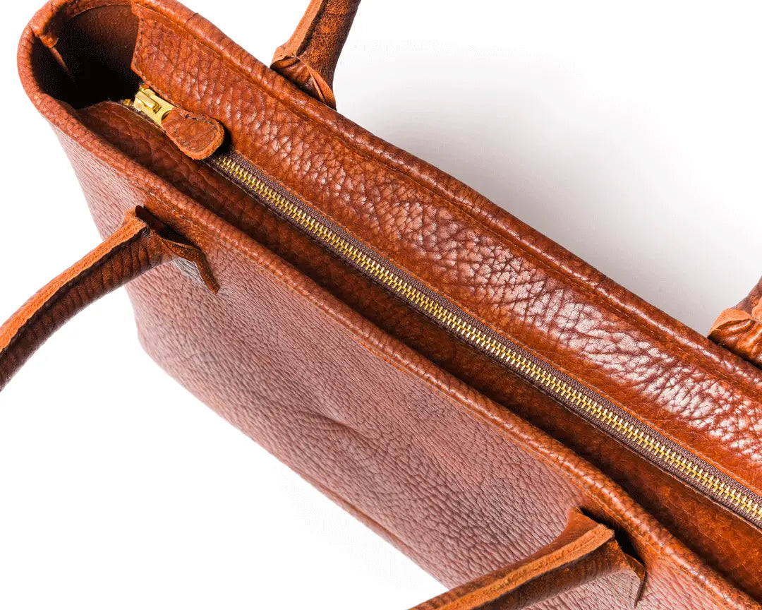 Y'2 Leather Bull Hide Tote