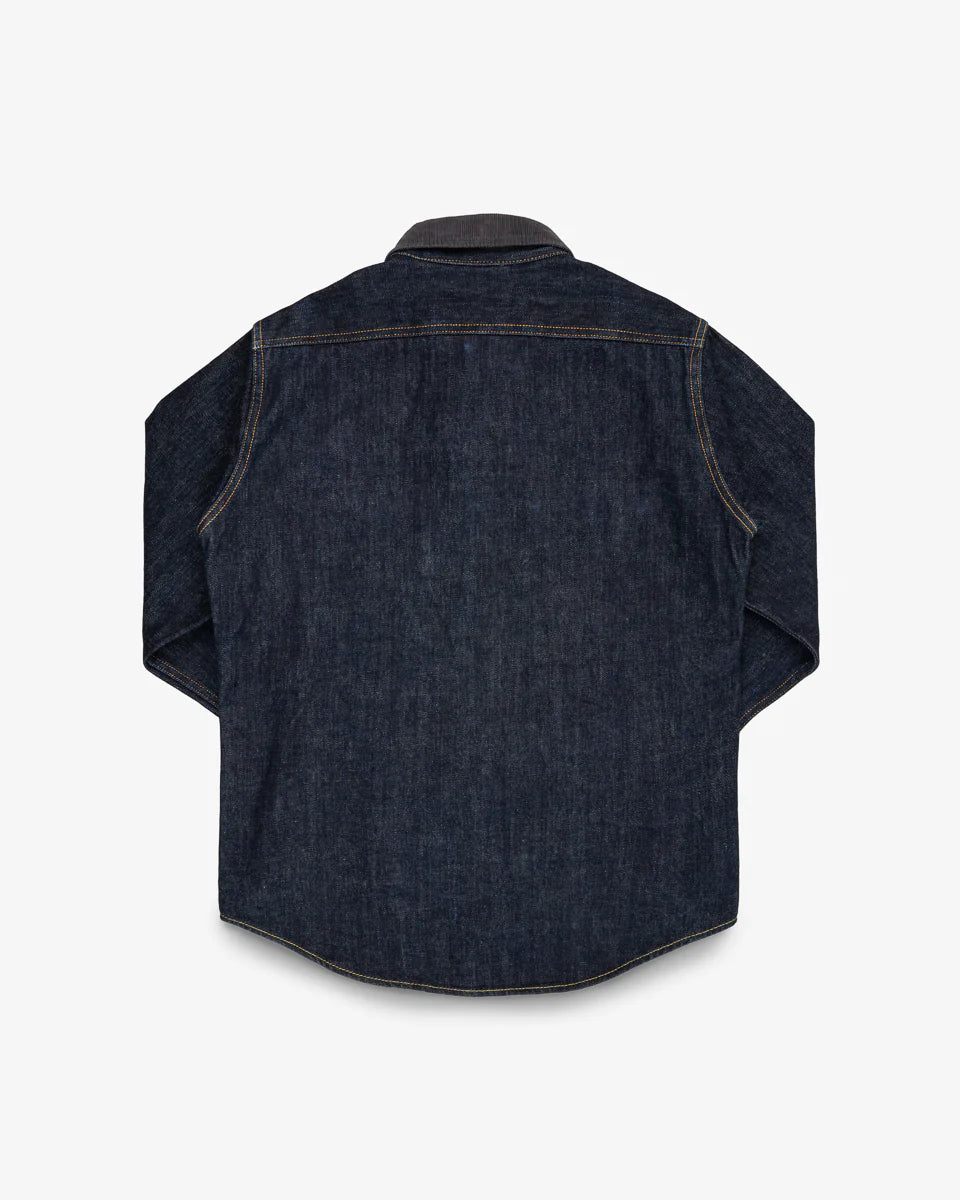 Iron Heart IHSH- 427 -16oz Vintage Selvedge Denim CPO Shirt - Indigo
