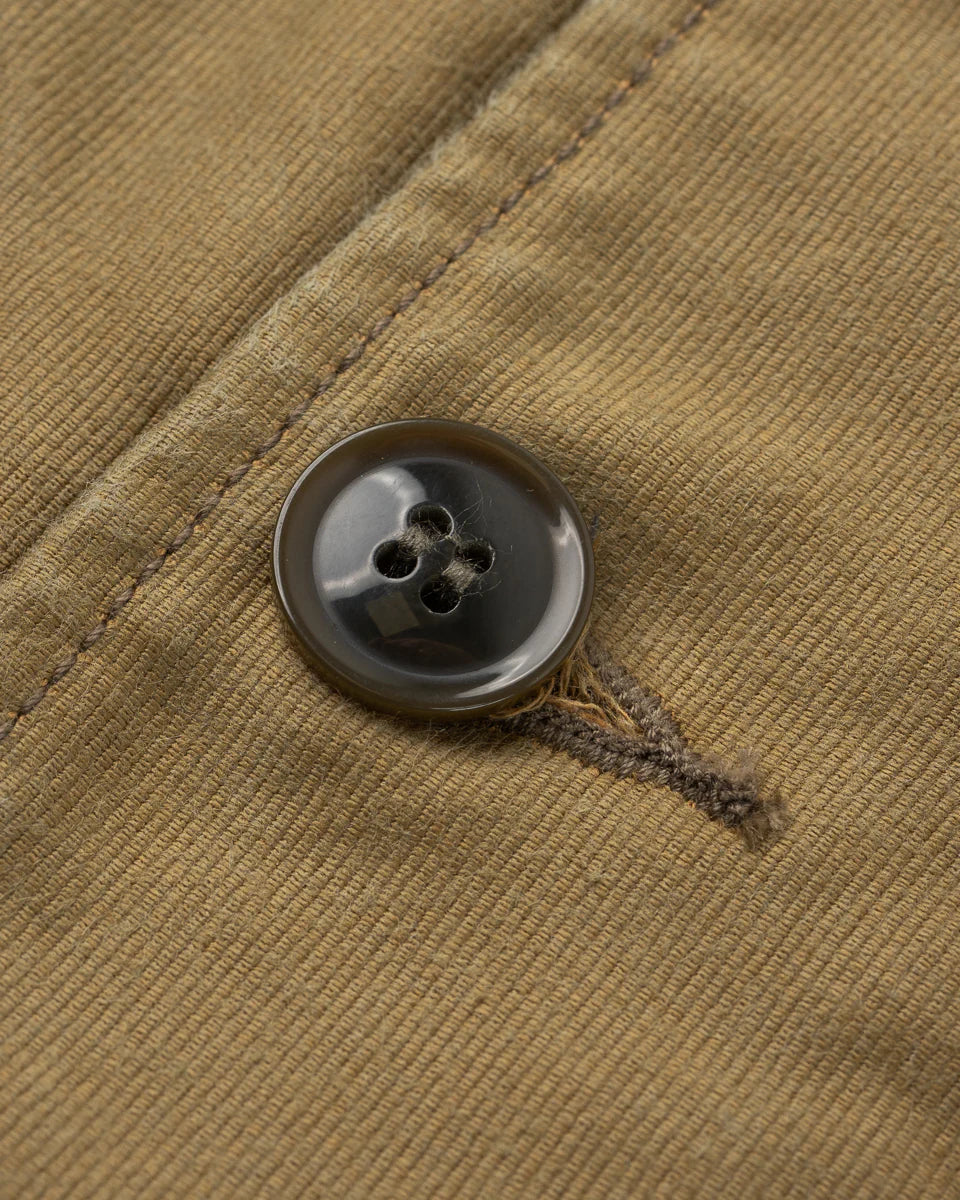 Iron Heart IHM-48 12oz Whipcord Lightweight N1 Deck Jacket - Khaki