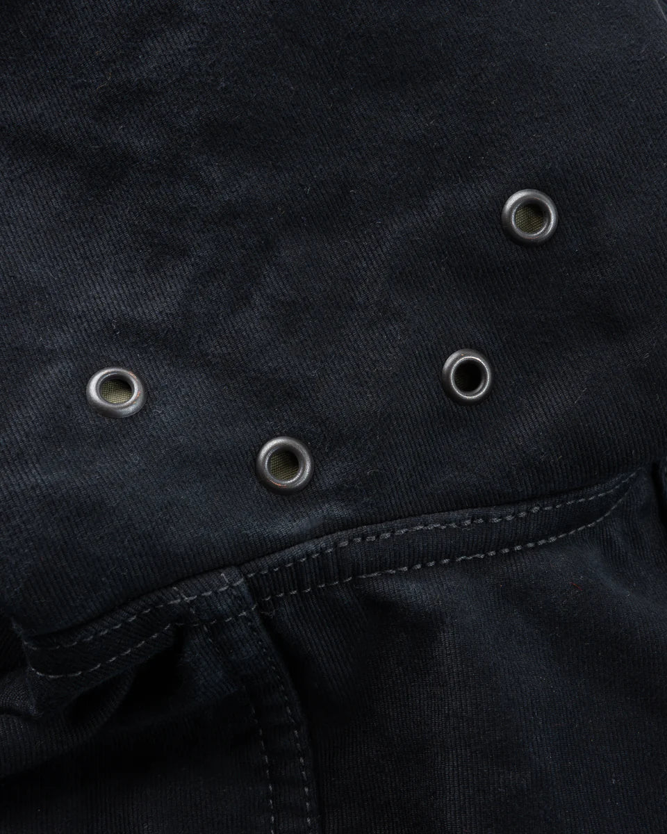 Iron Heart IHM-48 12oz Whipcord Lightweight N1 Deck Jacket - Black