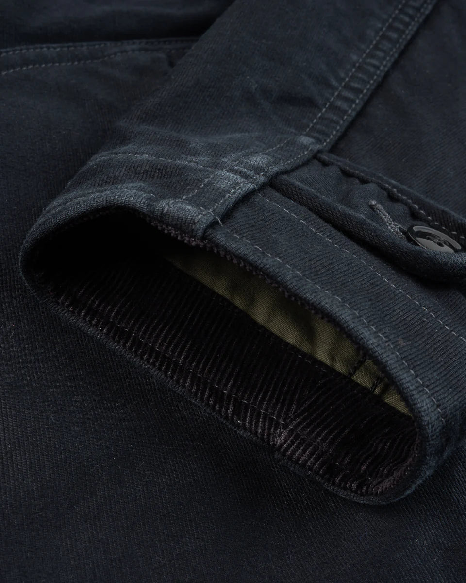 Iron Heart IHM-48 12oz Whipcord Lightweight N1 Deck Jacket - Black