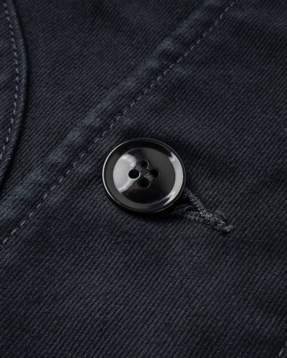 Iron Heart IHM-48 12oz Whipcord Lightweight N1 Deck Jacket - Black