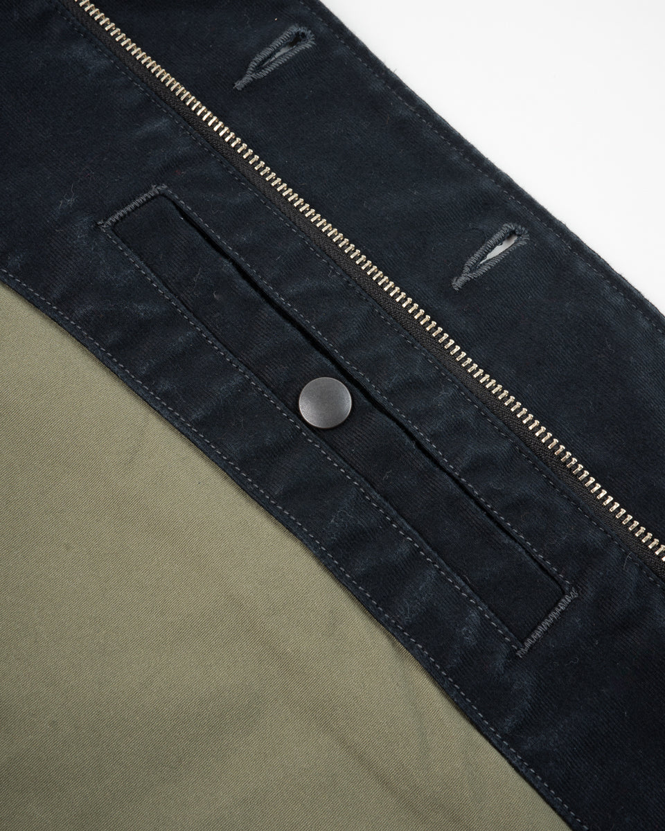 Iron Heart IHM-48 12oz Whipcord Lightweight N1 Deck Jacket - Black