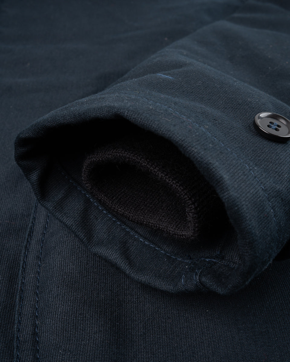 Iron Heart IHM-35 Alpaca Lined Whipcord N1 Deck Jacket - Navy