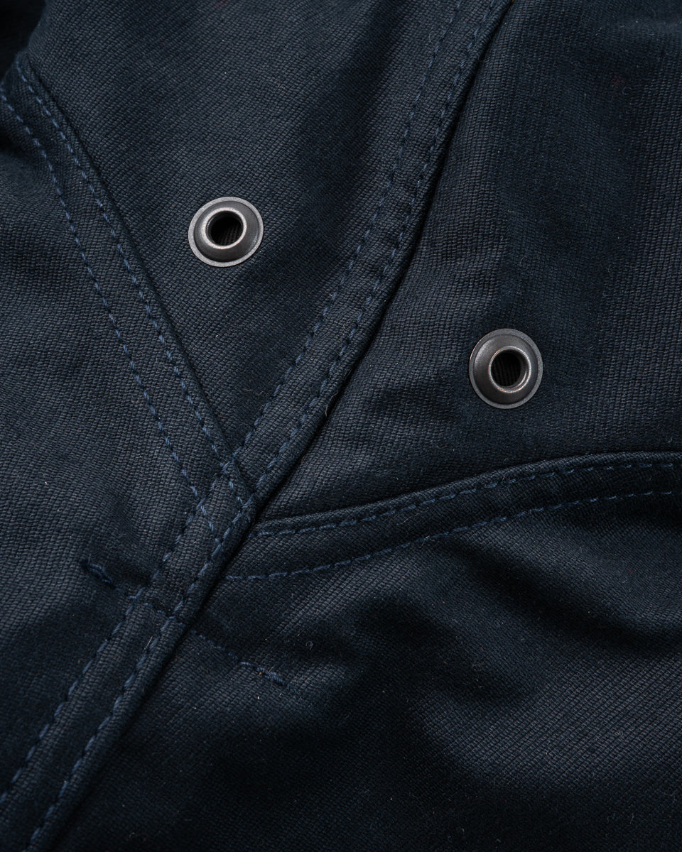 Iron Heart IHM-35 Alpaca Lined Whipcord N1 Deck Jacket - Navy