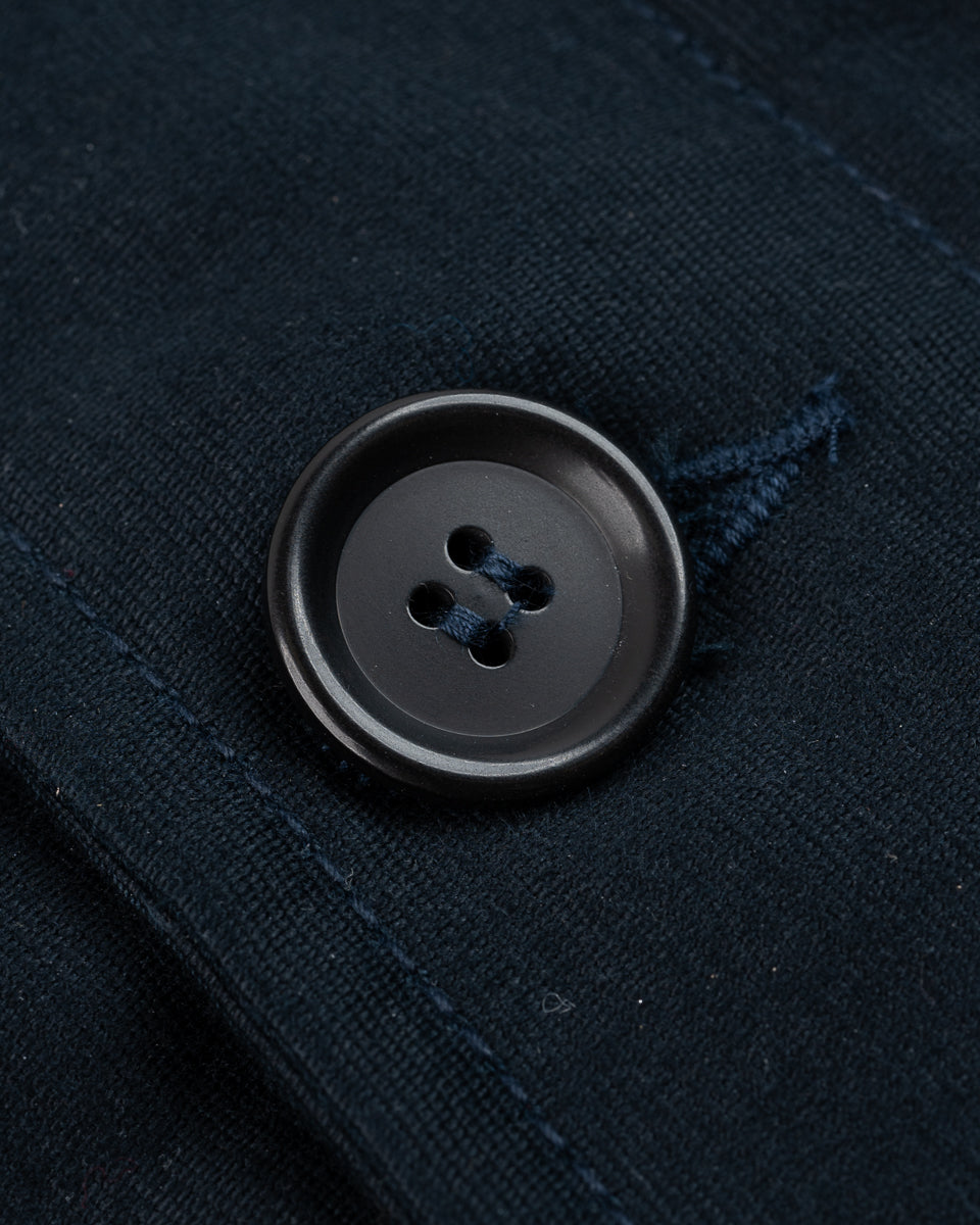 Iron Heart IHM-35 Alpaca Lined Whipcord N1 Deck Jacket - Navy