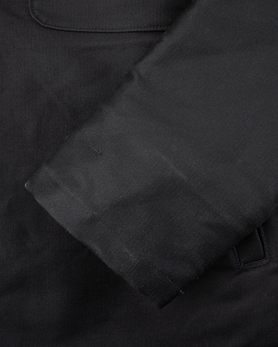 Iron Heart IHM-45 Oiled Whipcord A2 Deck Jacket - Black