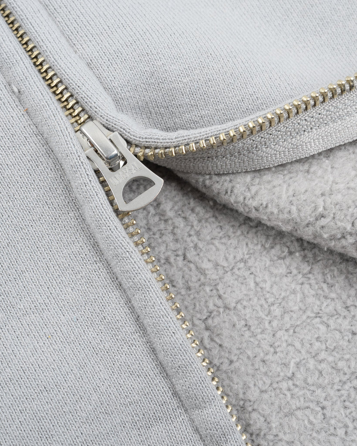 Iron Heart IHSW-10-GRY 14oz Ultra Heavyweight Loopwheel Cotton Zip Up Hoodie – Grey