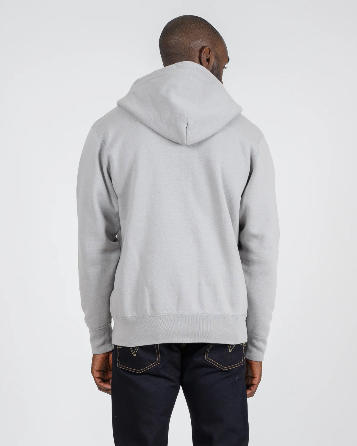 Iron Heart IHSW-10-GRY 14oz Ultra Heavyweight Loopwheel Cotton Zip Up Hoodie – Grey