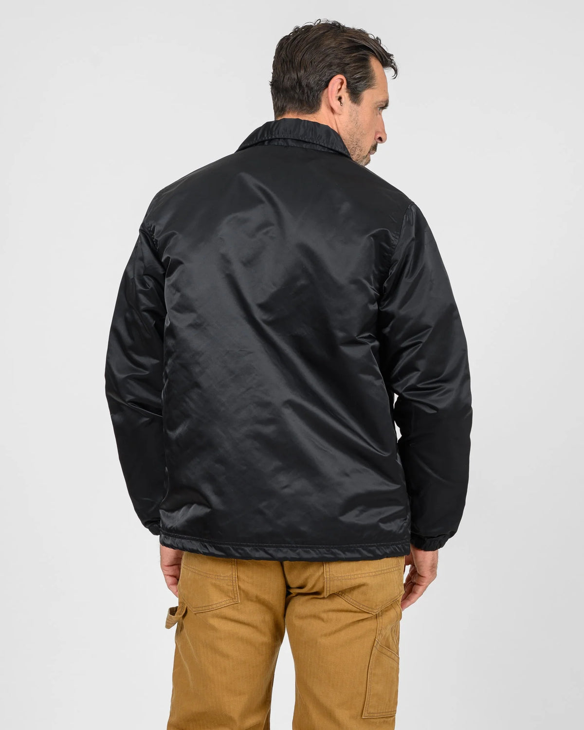 IHJ-160 4.8oz Nylon Coach Jacket - Black