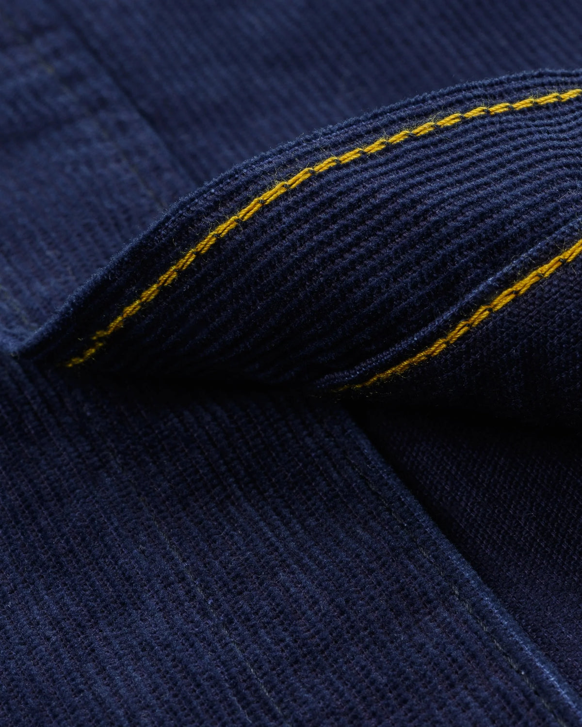 Iron Heart IHSH-438 7.5oz Selvedge Corduroy Western Shirt - Indigo