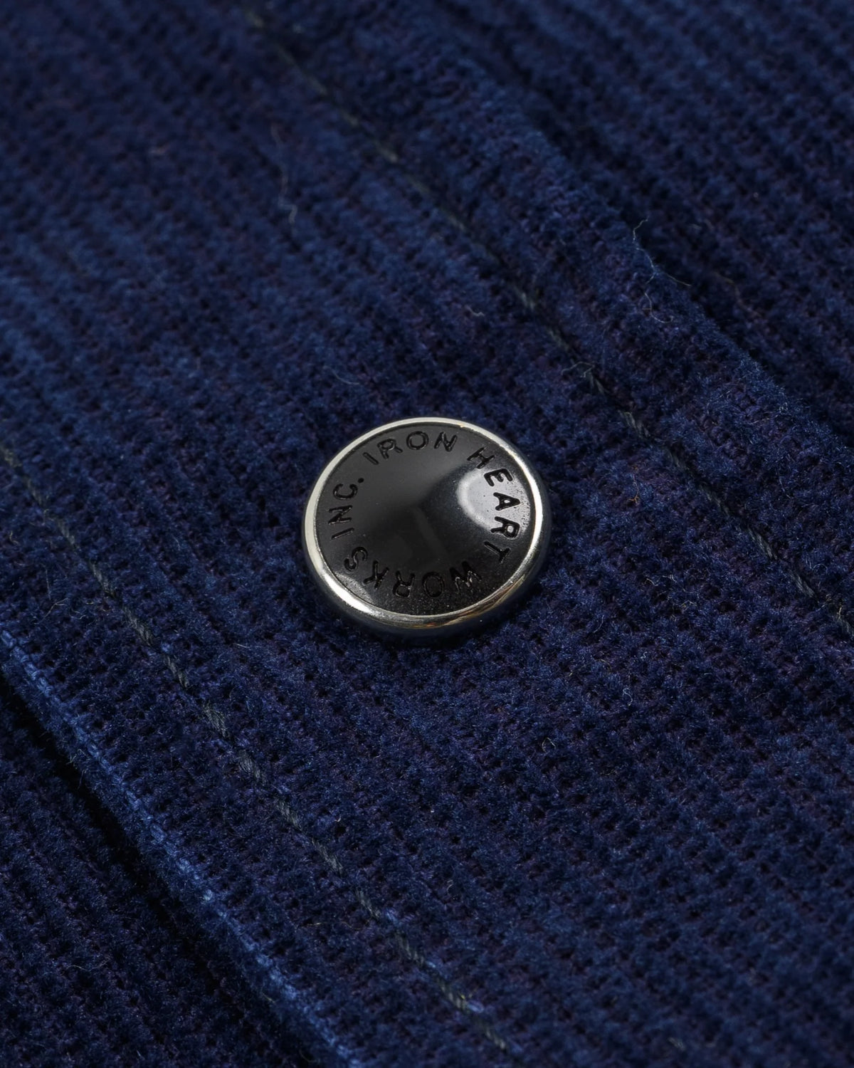 Iron Heart IHSH-438 7.5oz Selvedge Corduroy Western Shirt - Indigo