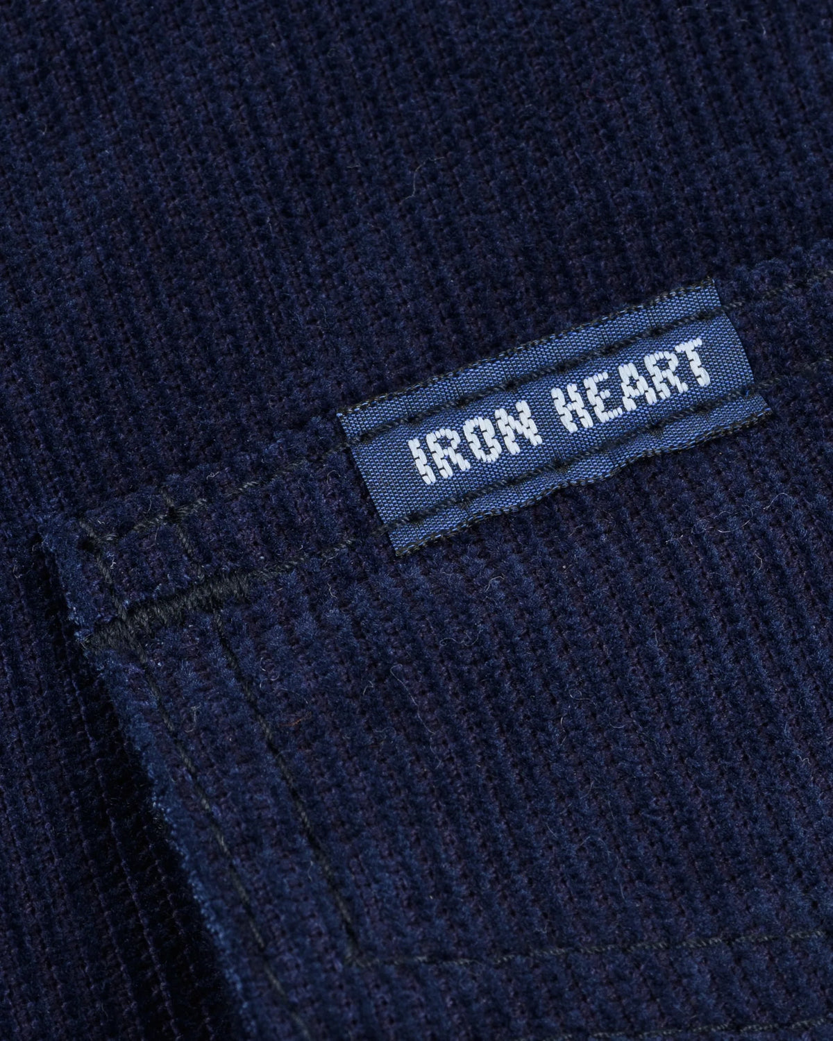 Iron Heart IHSH-438 7.5oz Selvedge Corduroy Western Shirt - Indigo