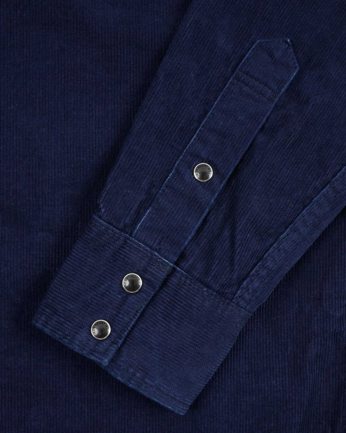 Iron Heart IHSH-438 7.5oz Selvedge Corduroy Western Shirt - Indigo