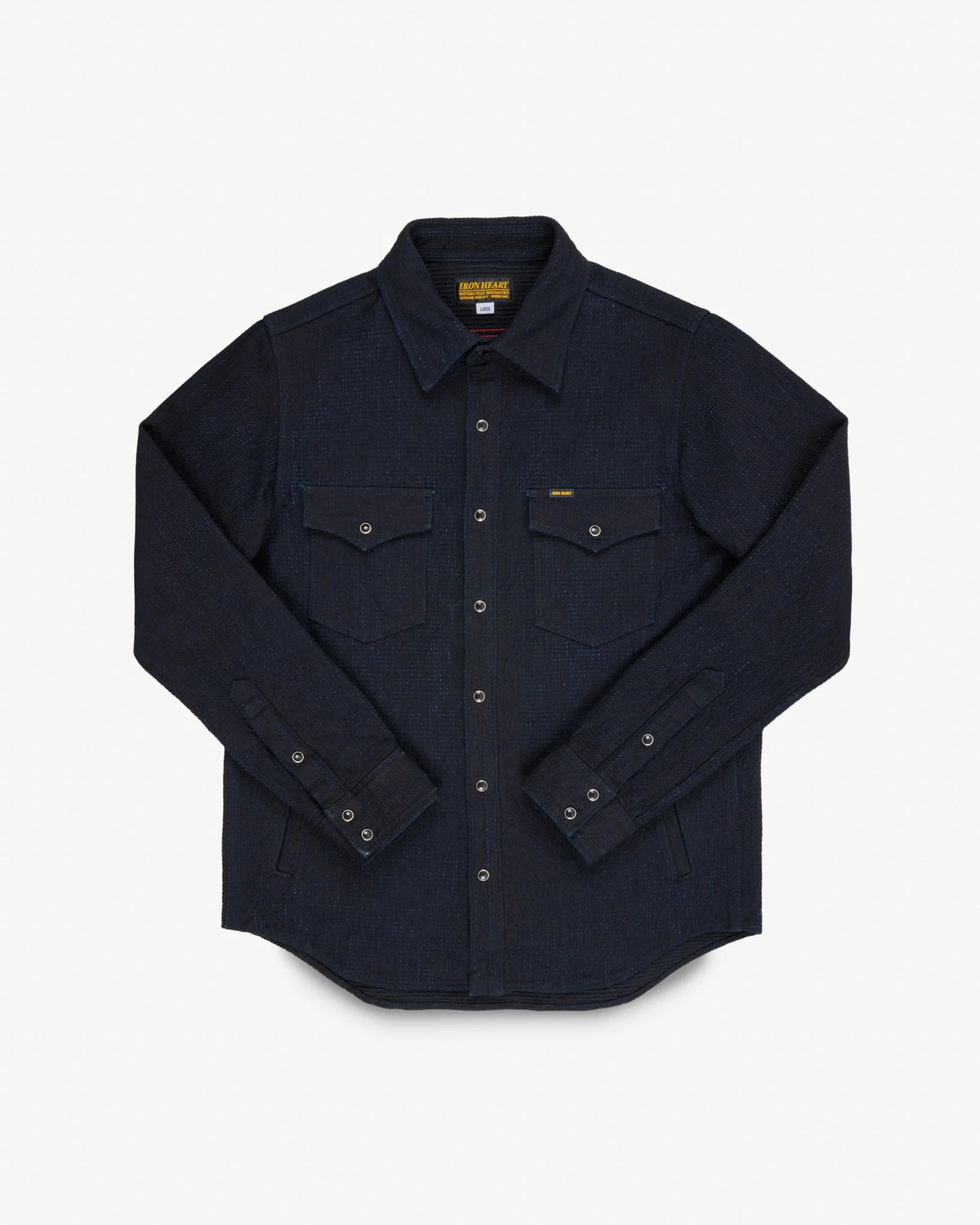 Iron Heart  IHSH-437 13.5oz Dobby Cloth CPO Shirt - Indigo