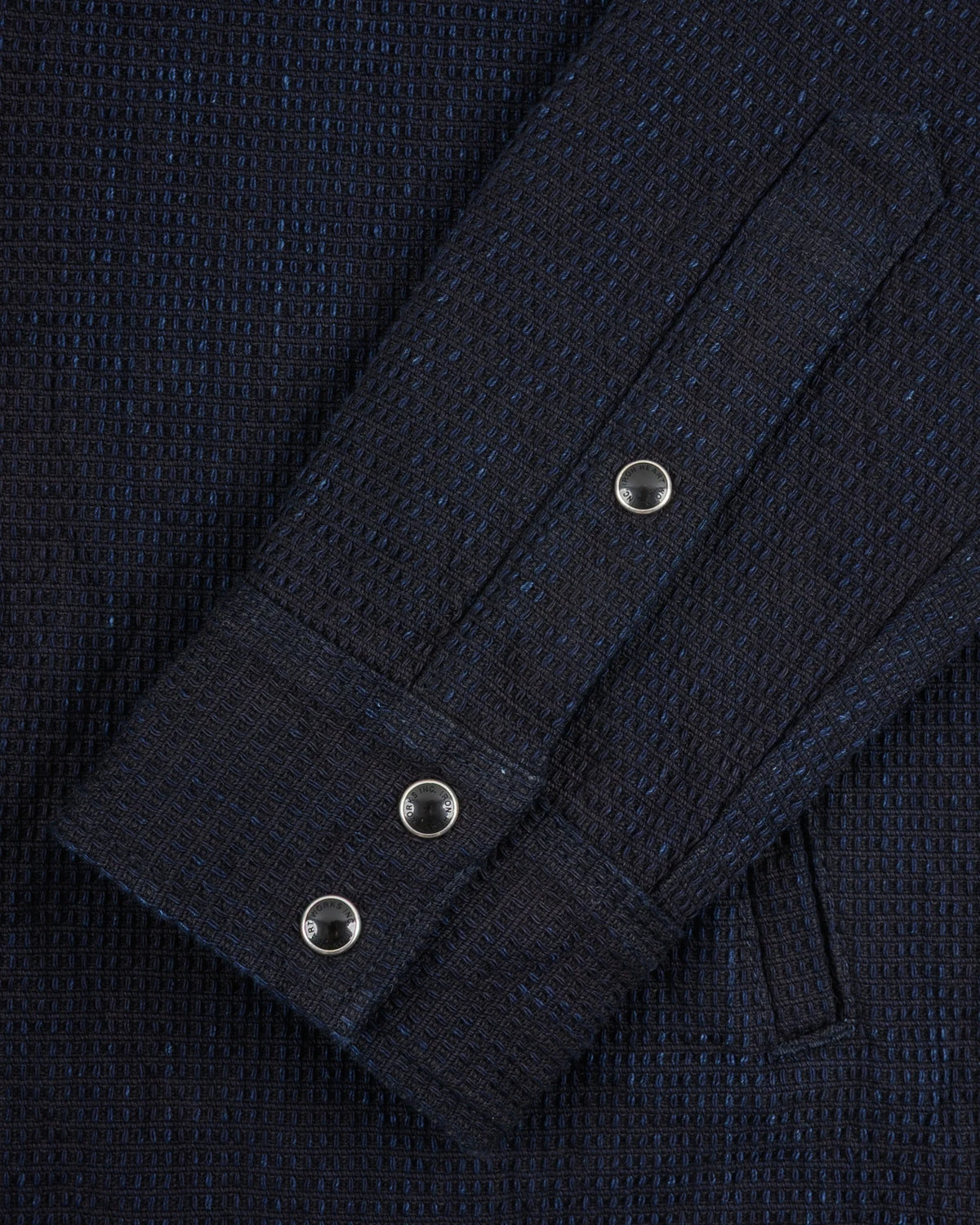 Iron Heart  IHSH-437 13.5oz Dobby Cloth CPO Shirt - Indigo