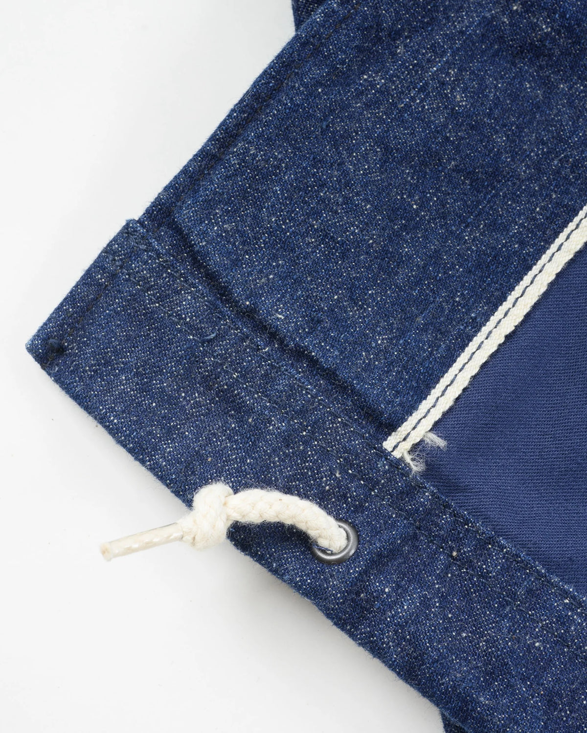 IHJ-161-IND 10oz Neppy Selvedge Denim Coach Jacket - Indigo