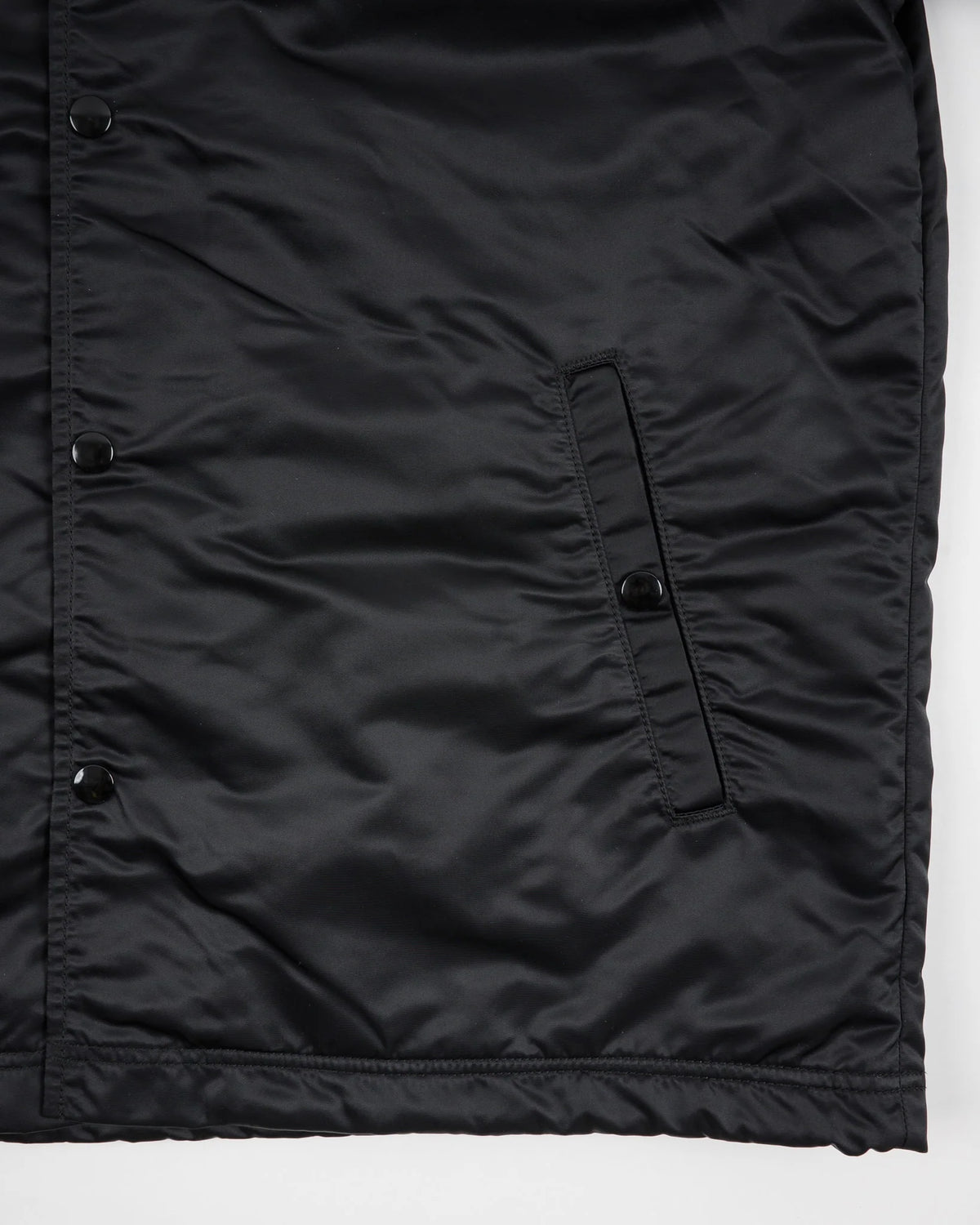 IHJ-160 4.8oz Nylon Coach Jacket - Black