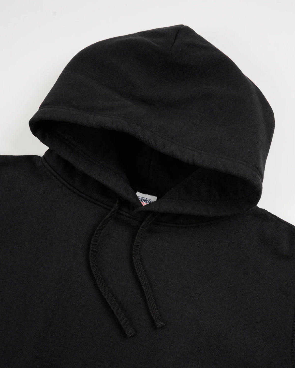 Iron Heart IHSW-49-BLK 14oz Ultra Heavyweight Loopwheel Cotton Hoodie - Black