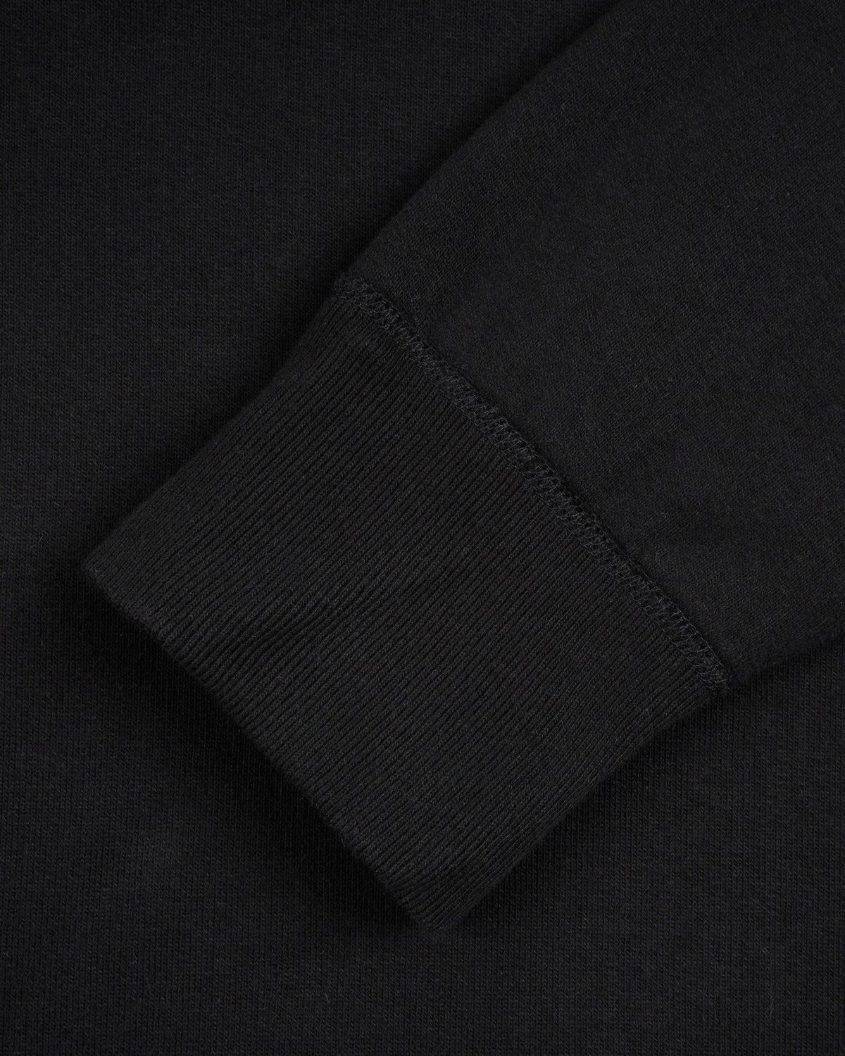 Iron Heart IHSW-49-BLK 14oz Ultra Heavyweight Loopwheel Cotton Hoodie - Black