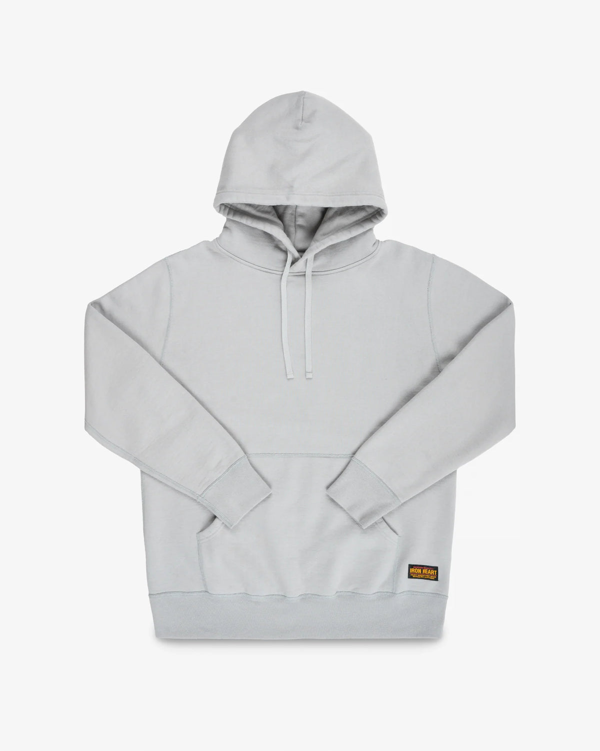 Iron Heart IHSW-49-GRY 14oz Ultra Heavyweight Loopwheel Cotton Hoodie - Grey