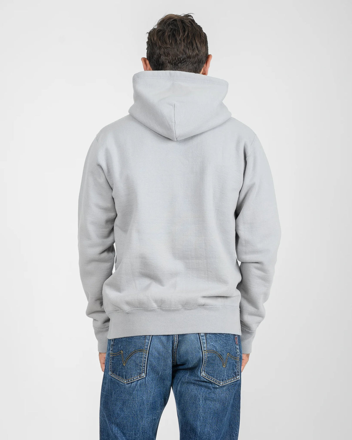 Iron Heart IHSW-49-GRY 14oz Ultra Heavyweight Loopwheel Cotton Hoodie - Grey