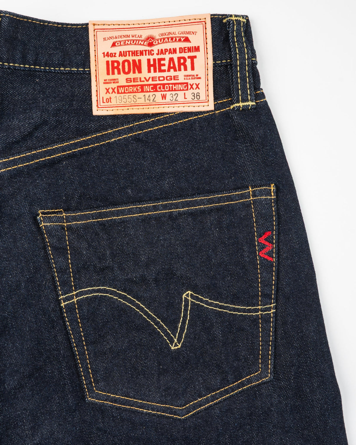 IH- 1955 S-142 14oz Selvedge Denim Indigo