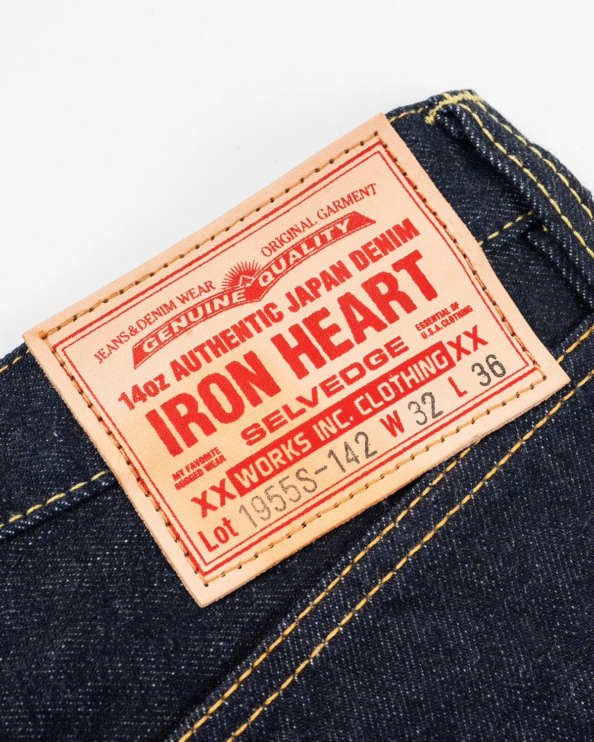 IH- 1955 S-142 14oz Selvedge Denim Indigo