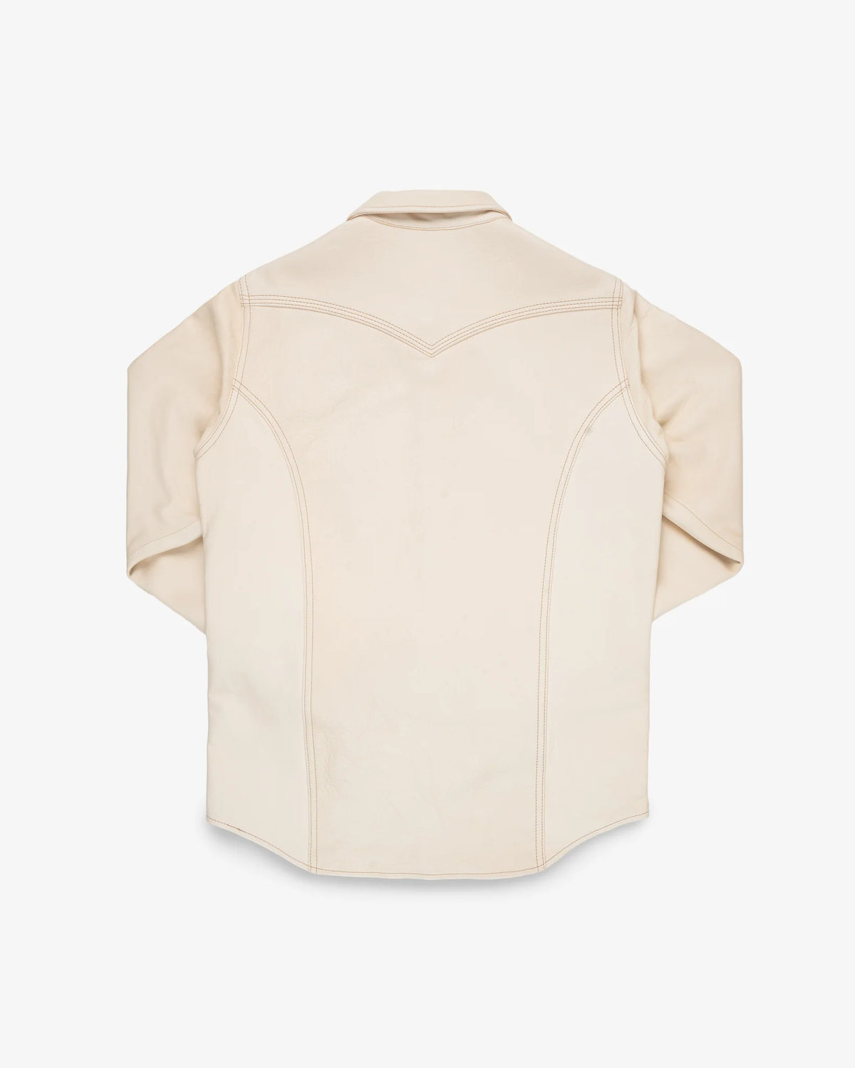 Iron Heart Horsehide Western Shirt - The Pale Rider - Natural