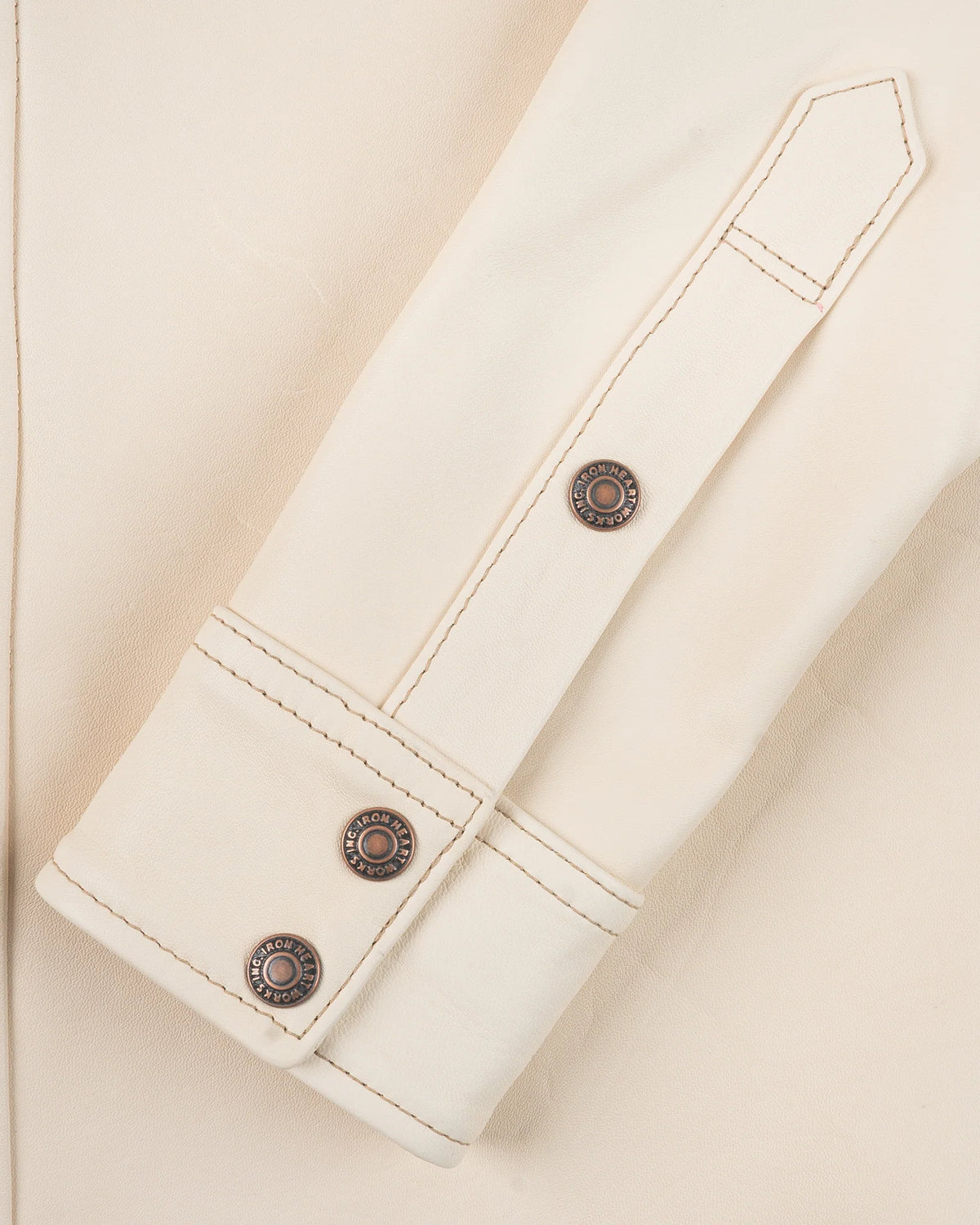 Iron Heart Horsehide Western Shirt - The Pale Rider - Natural