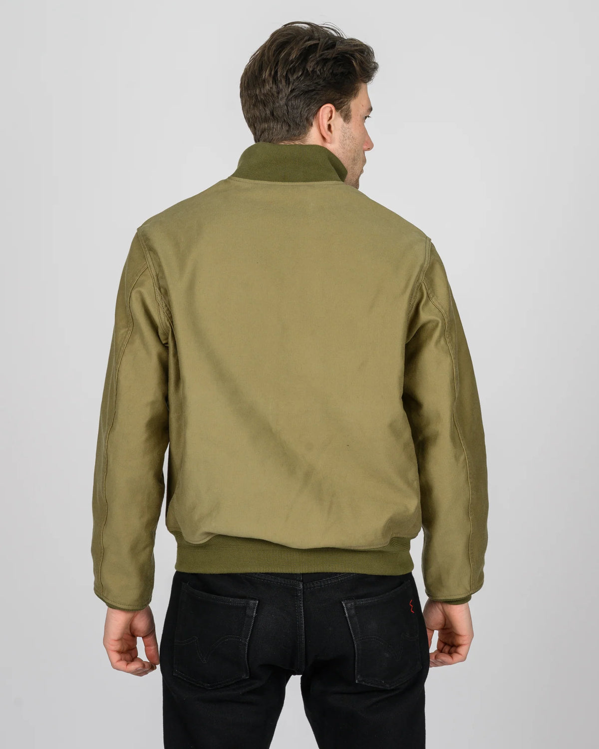 IHM-52-KHA 12oz Whipcord Tanker Jacket - Khaki