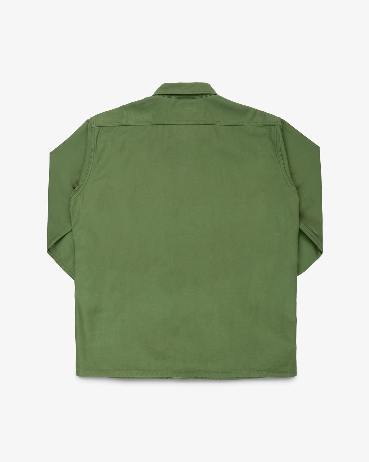 Iron Heart IHSH-451 9oz Cotton Sateen Military CPO Shirt - Olive Drab Green