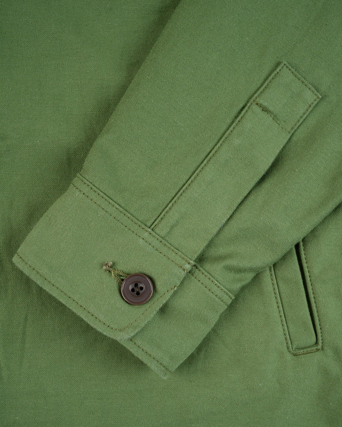 Iron Heart IHSH-451 9oz Cotton Sateen Military CPO Shirt - Olive Drab Green