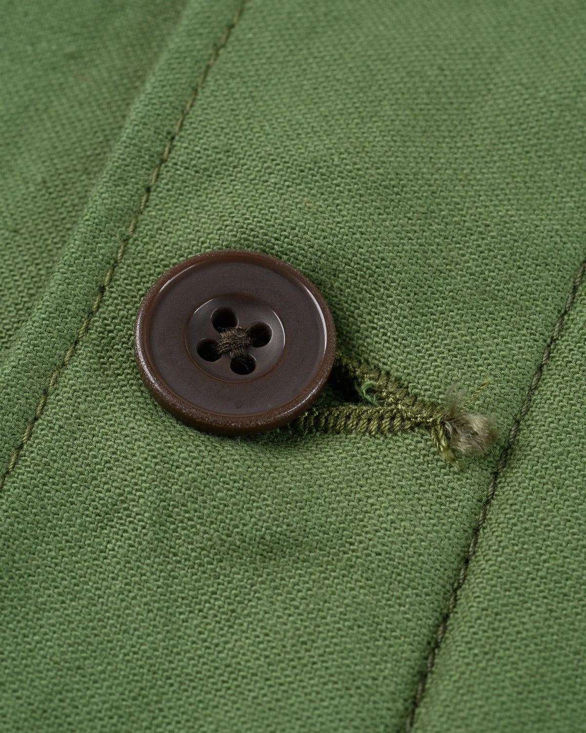 Iron Heart IHSH-451 9oz Cotton Sateen Military CPO Shirt - Olive Drab Green