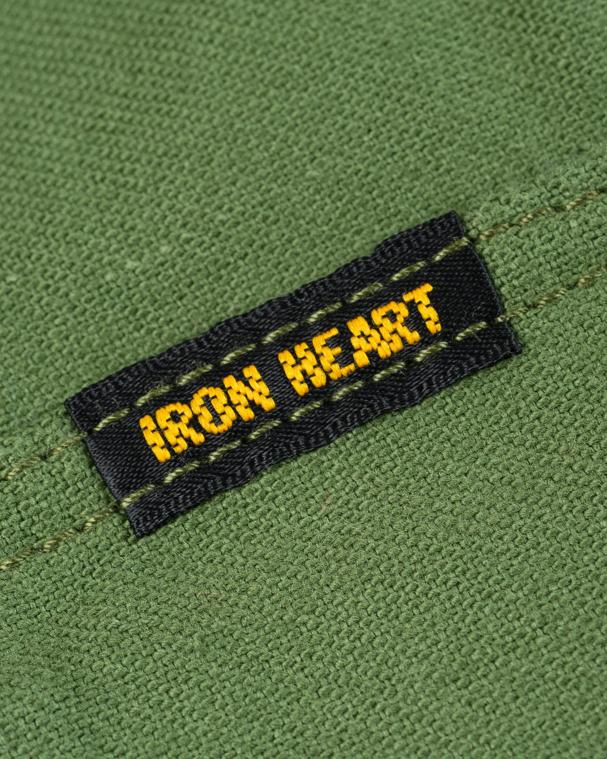 Iron Heart IHSH-451 9oz Cotton Sateen Military CPO Shirt - Olive Drab Green