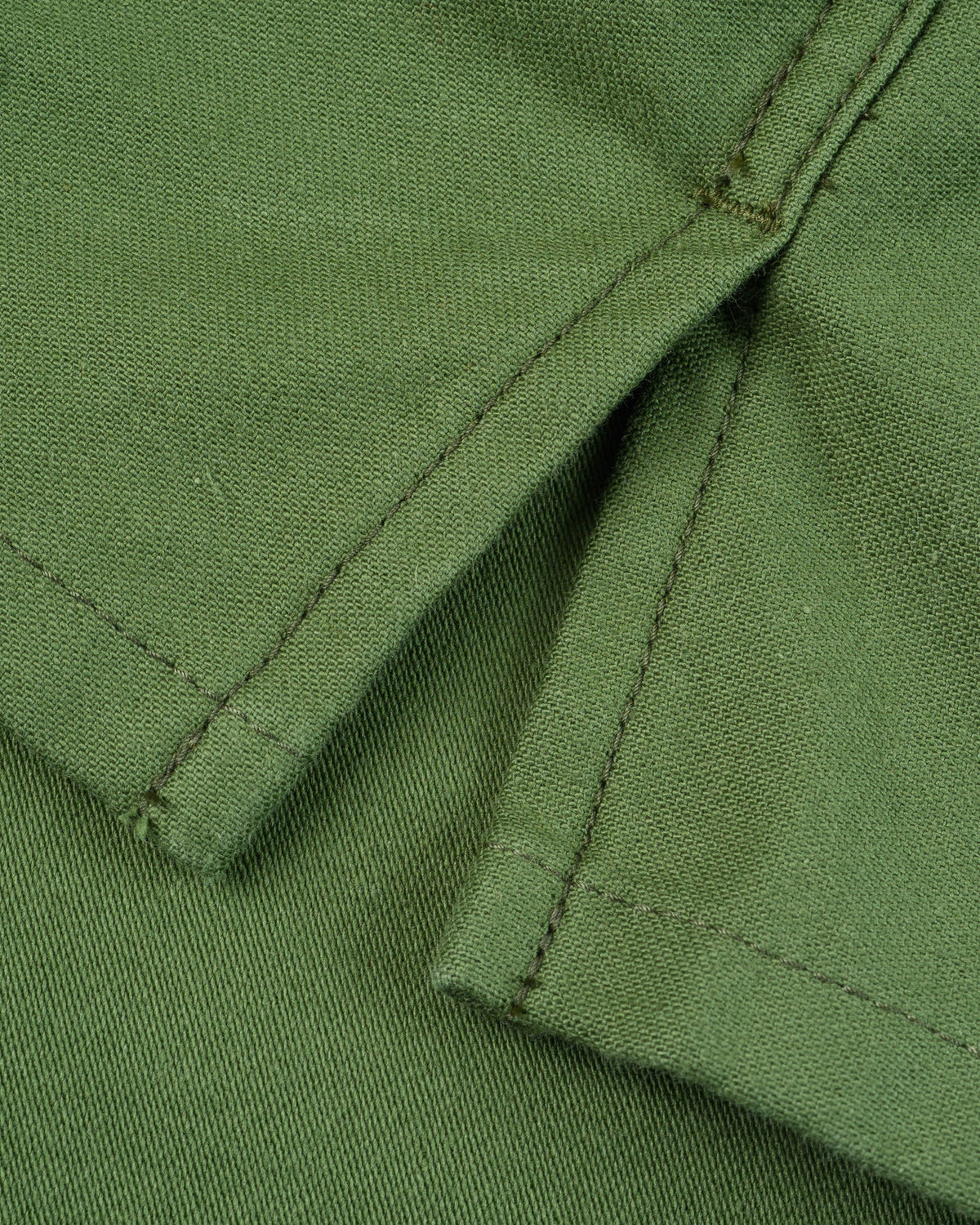 Iron Heart IHSH-451 9oz Cotton Sateen Military CPO Shirt - Olive Drab Green